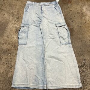 New Pilcro Wide Leg Jeans Women’s Size 31 Light Wash Baggy Streetwear Skater 00s